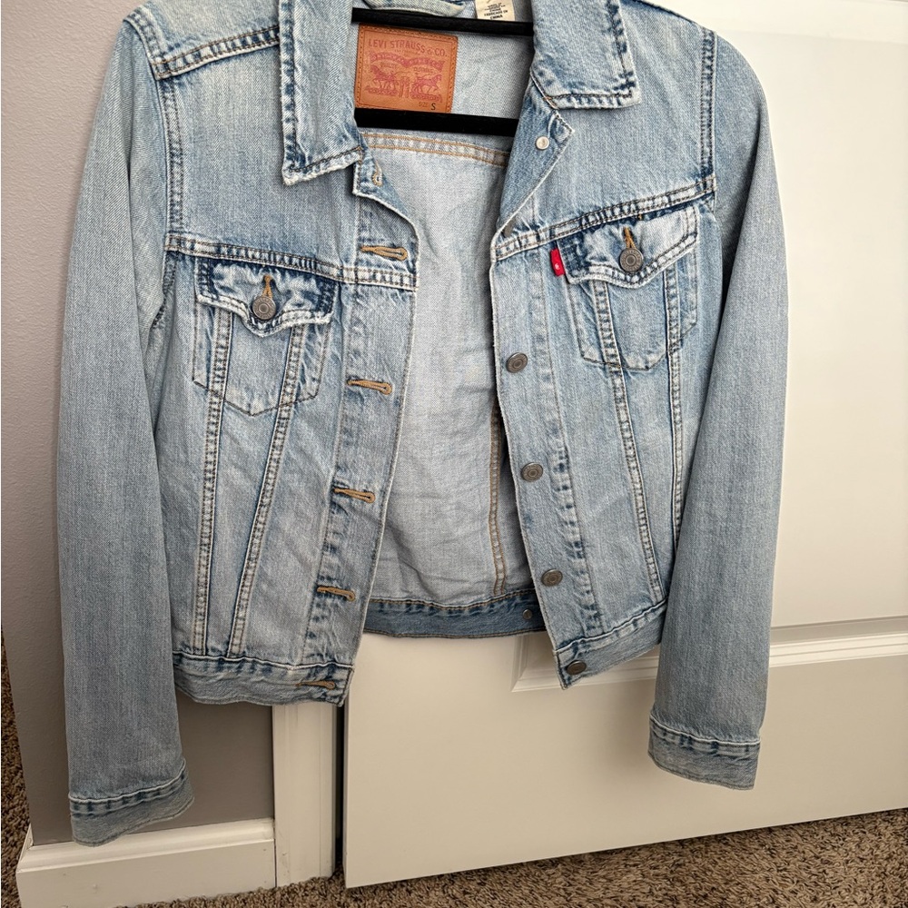 Levis Denim Jacket Light Blue Size Small - Picture 2 of 4